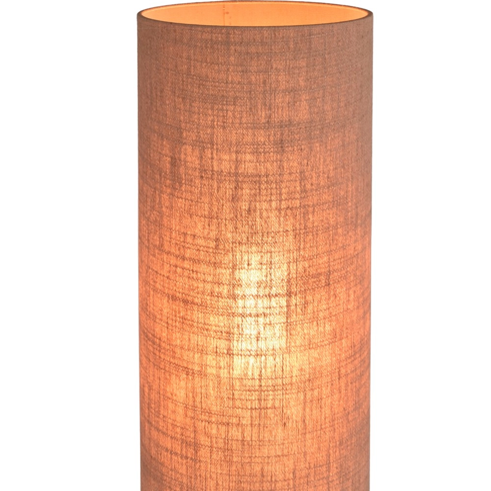 Table lamp Lisbourg Black with tan beige hood Masterlight