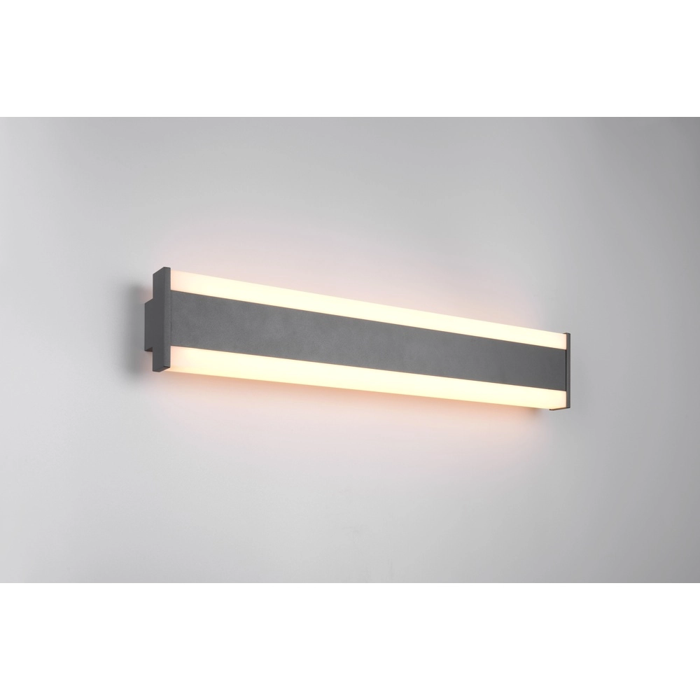 Wall lamp Dawson Design anthracite 60cm Trio 4017807603491