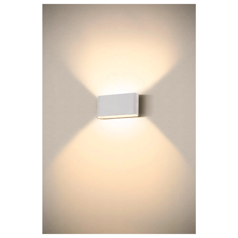 Led wall spot Oval 18 Up & down - white SLV 4024163273435