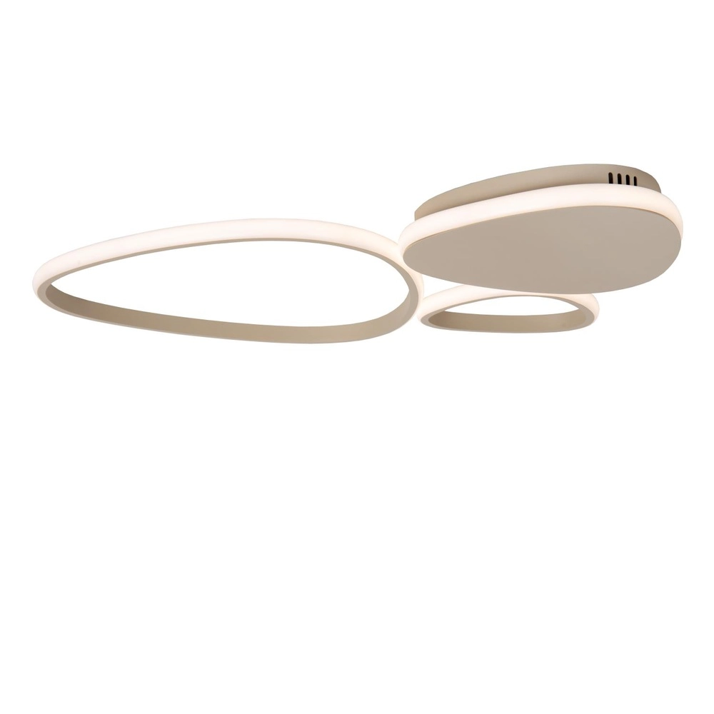 Modern ceiling lamp Samling S sand brown Lucide 5411212782960