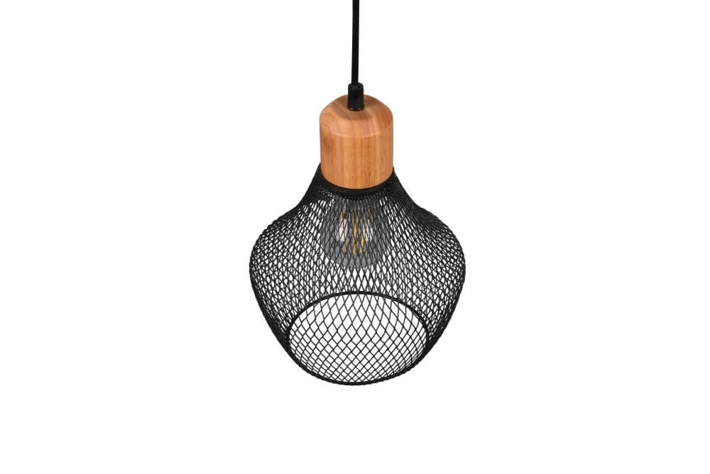 Black wire lamp Valeria Ø 18cm Trio 4017807541182