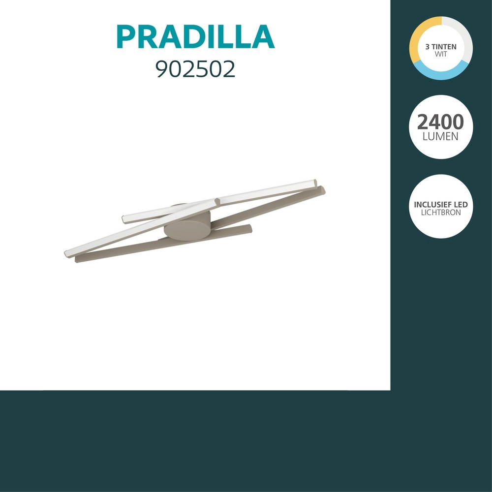 Design ceiling lamp Pradilla sand brown