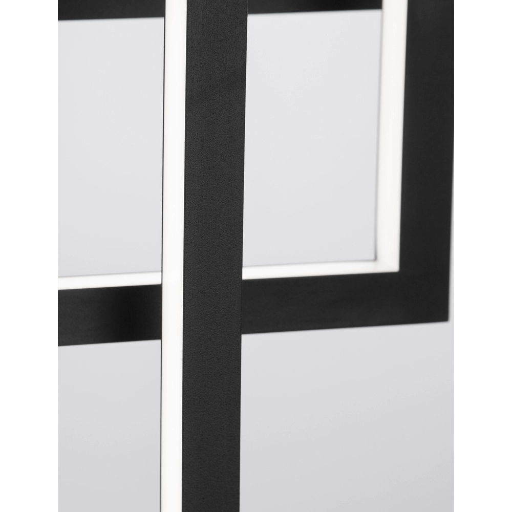 Pendant lamp Cornice Black design Lyora 5212017424716
