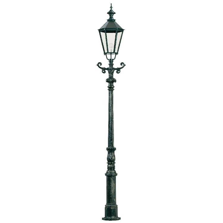 Nostalgic garden lamp Schiedam made of cast iron - black