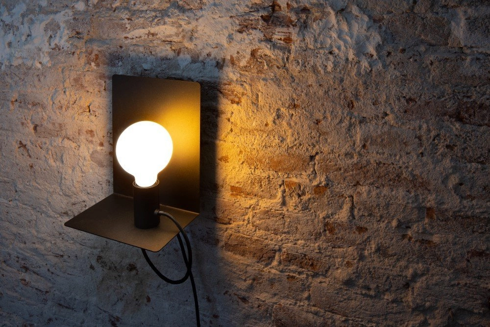Wall lamp Magneto black with USB connection ETH 8719075189139