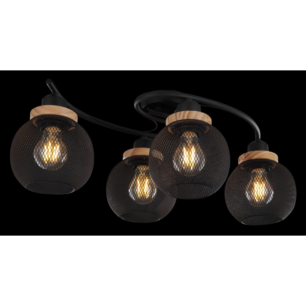 Ceiling lamp Pablo Black Mesh Globo 9007371429547