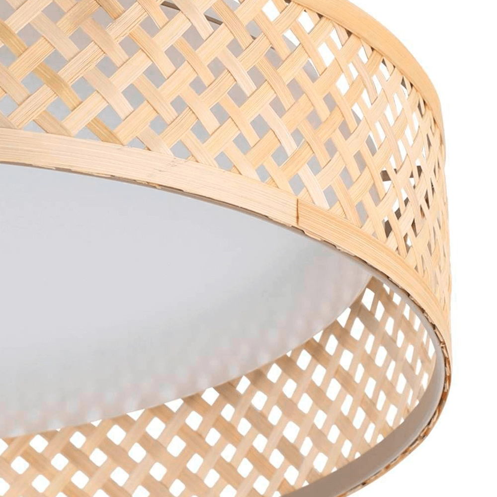 Rattan ceiling lamp Luppineria Ø 38cm Eglo 9008606244034