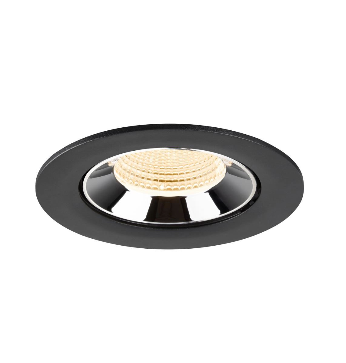 Recessed spotlight Numinos Gimble L black/chrome 2700K - 55deg SLV 4024163310437