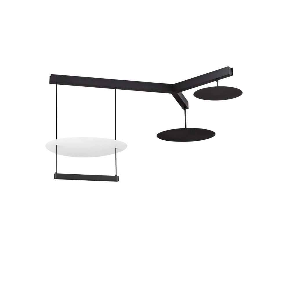 Pendant lamp Diona black and white Lyora 5212017451507