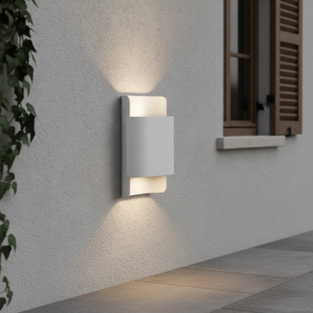 White surface-mounted spotlight Polly 18cm