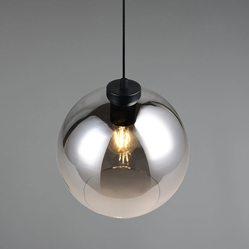Pendant lamp Liora smoke glass Trio 4017807682366