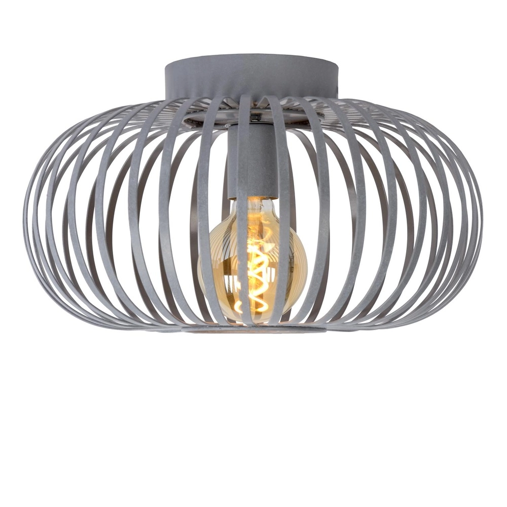 Ceiling lamp Manuela Ø 39.5cm grey Lucide 5411212782588