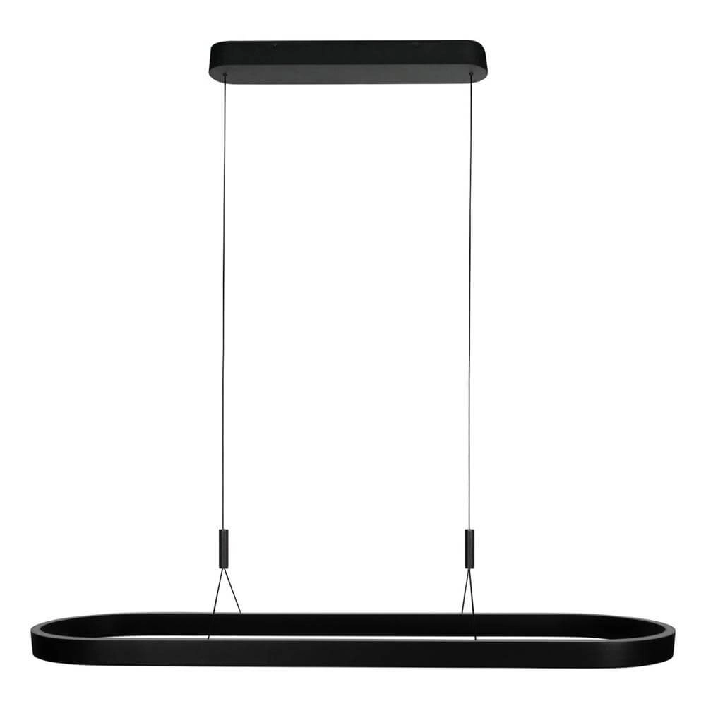 Modern pendant lamp Mykty Black oval Steinhauer 8712746178227
