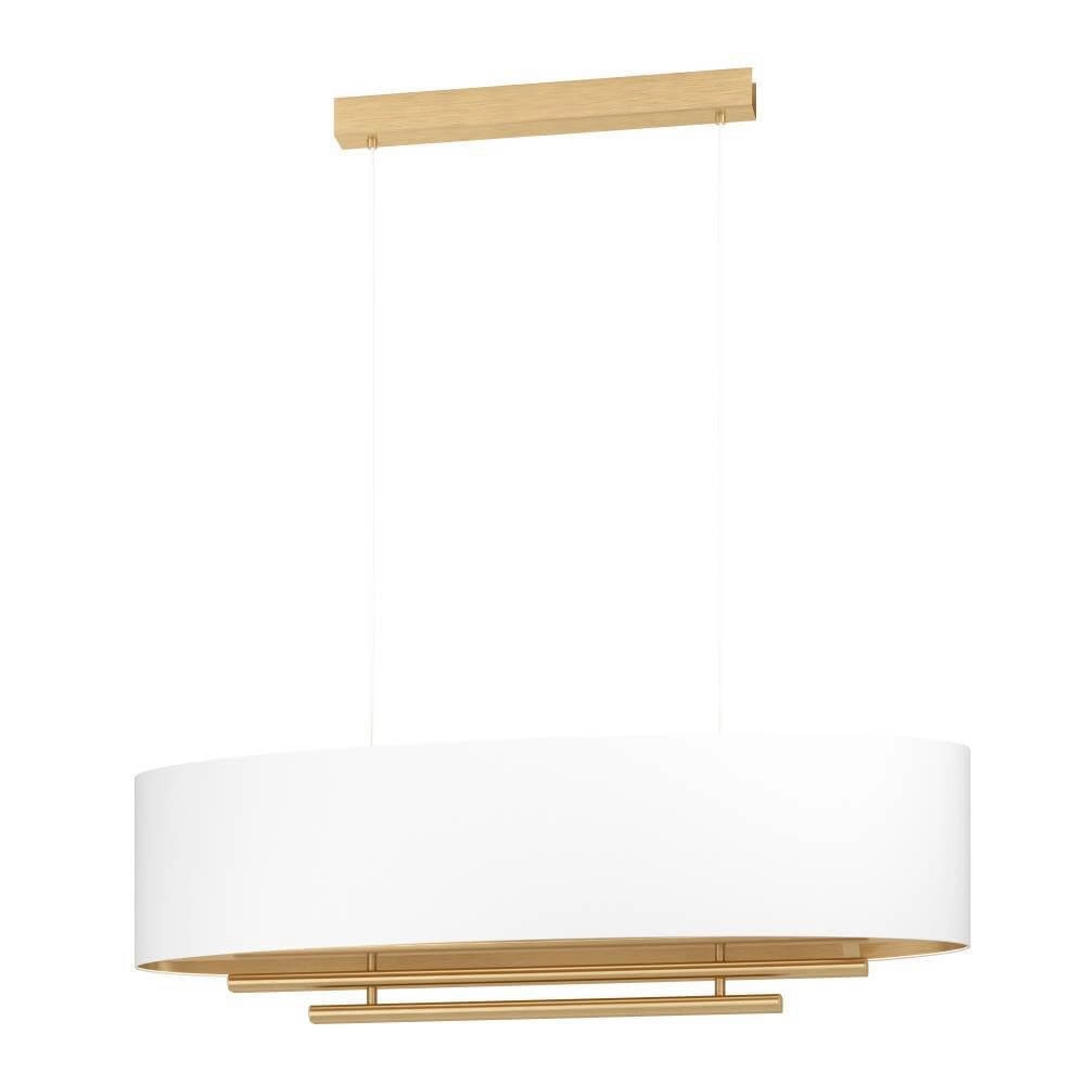 White hanging lamp Pinetara 102cm