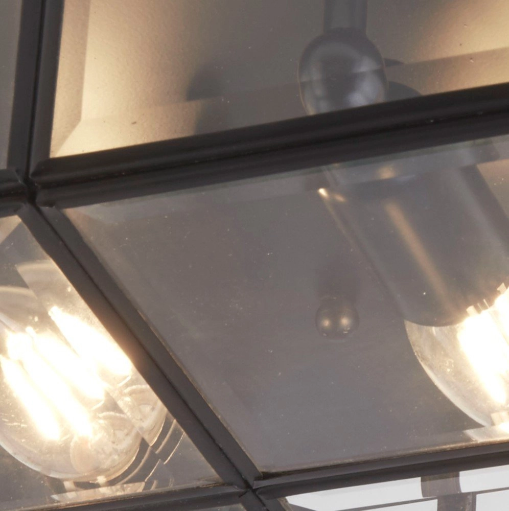 Black ceiling lamp Flush Searchlight 5053423126593
