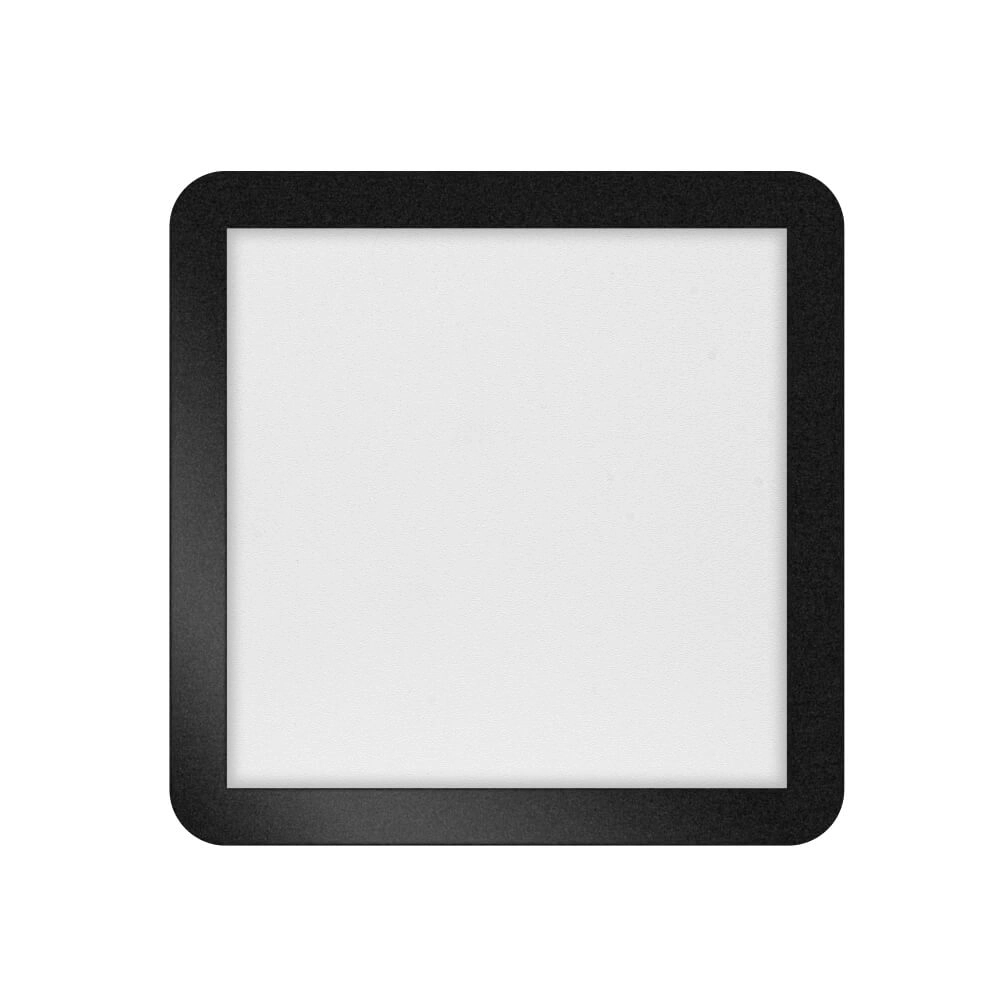 Led ceiling light Anne Square 18w - 2700K - 30cm black