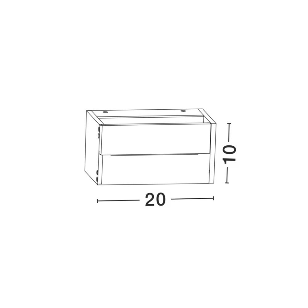 Directional wall lamp Twin grey Lyora 5212017408822