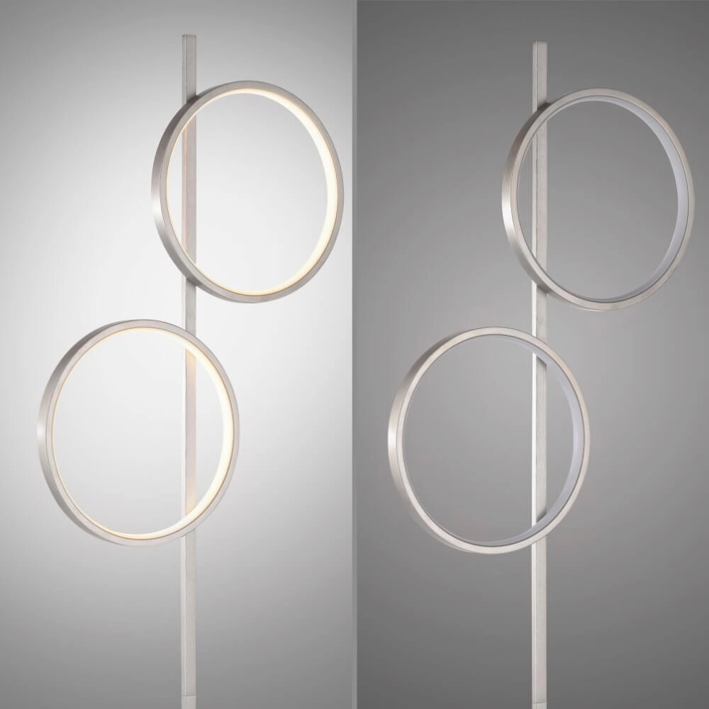 Floor lamp Mini Ritus silver Just Light 4043689002091