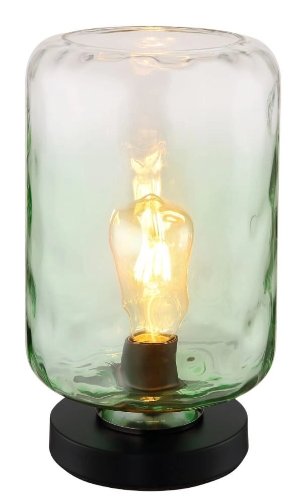 Design table lamp Darina Green glass