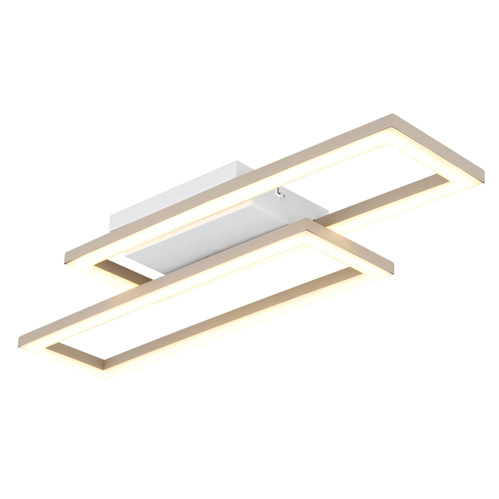 Modern ceiling lamp Wilton sand brown 15.5cm Globo 9007371578801