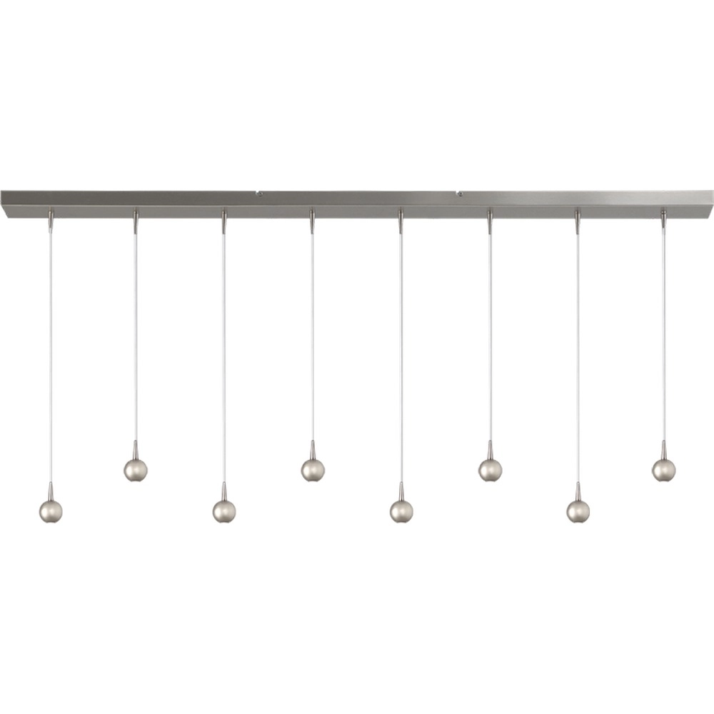 8-light pendant lamp Talana nickel Ø 6cm DTW