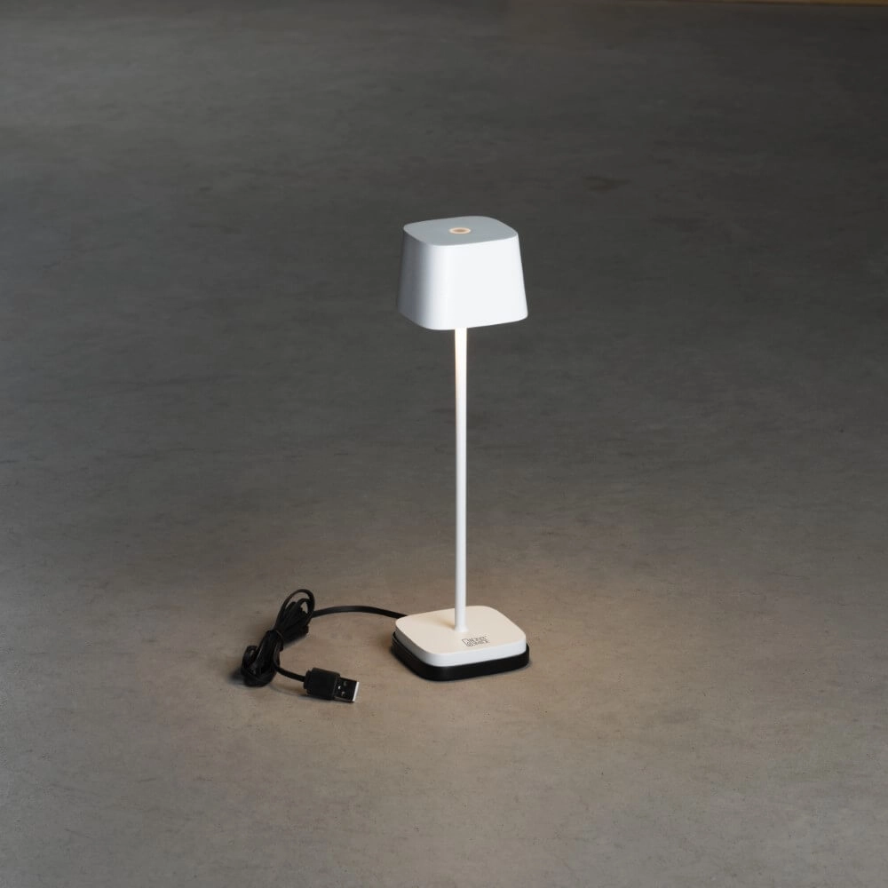 Wireless table lamp Capri mini white KonstSmide 7318307829259