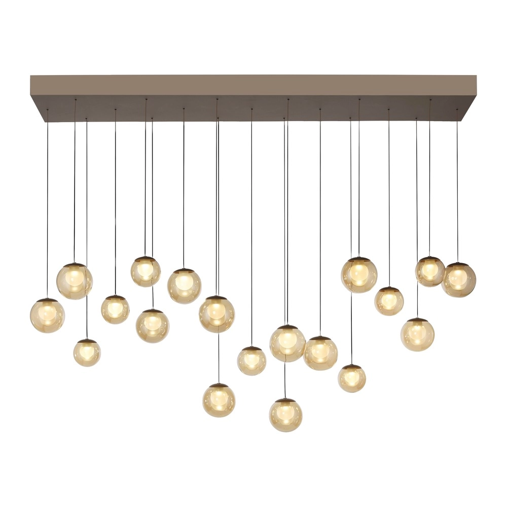 19-light pendant lamp Pure Popup Bronce Paul Neuhaus 4012248396704