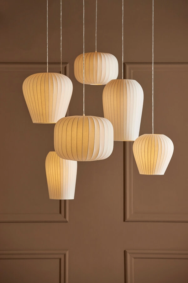 White pendant lamp Axel japandi Ø 25cm Light & Living 8717807638405