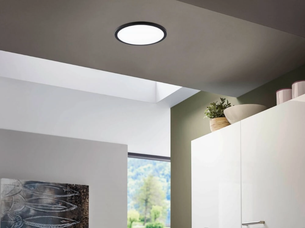 Recessed lamp Fueva Flex black 4000K Eglo 9002759988715