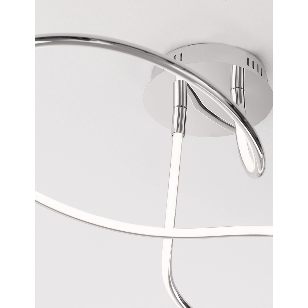Ceiling lamp Fungo Curl chrome Lyora 5212017419873