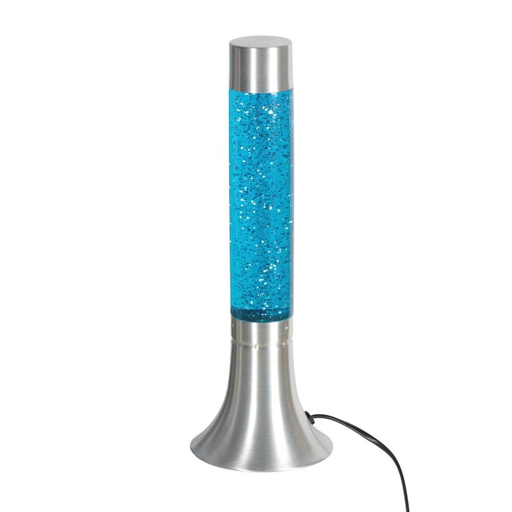 Lava lamp Volcan metal with blue Steinhauer 8712746177664