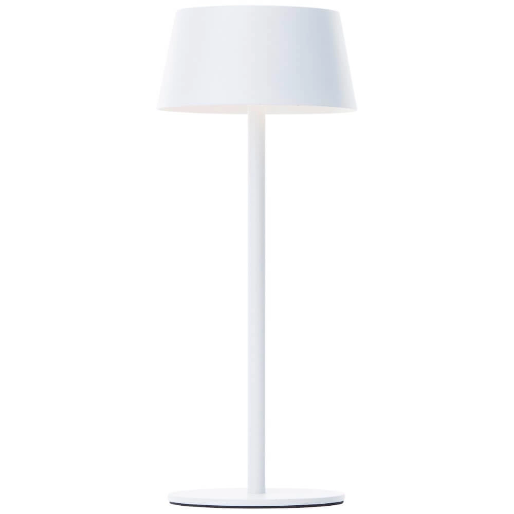 White designer table lamp Picco on battery Brilliant 4004353437700