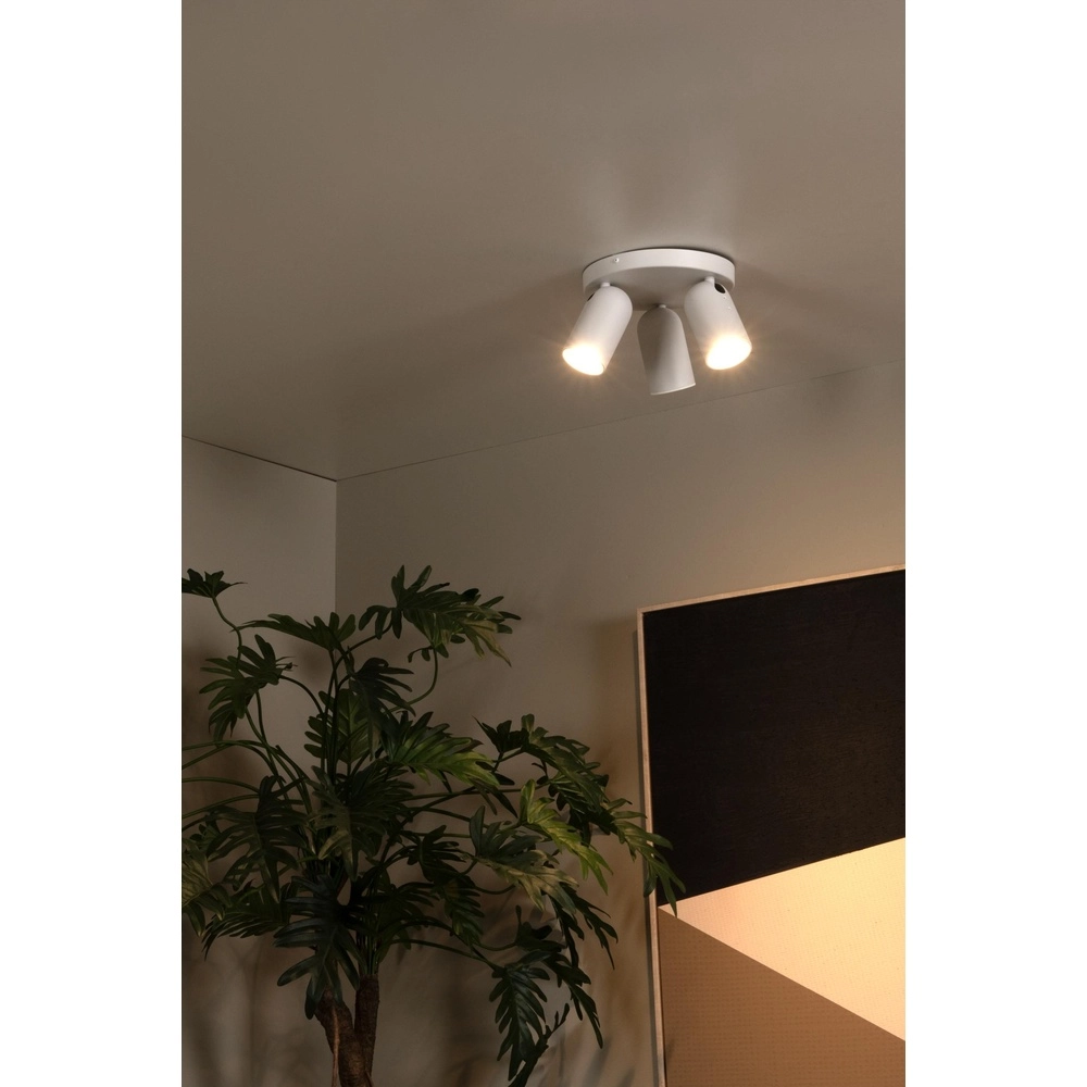 Ceiling spotlight Punch 3-light white Lucide 5411212134479