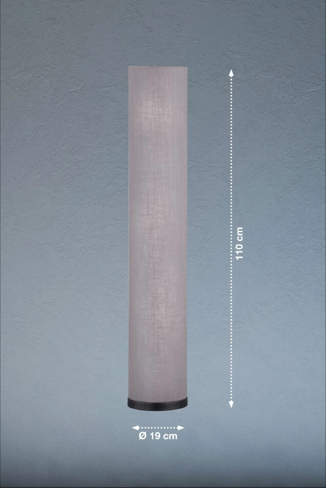 Standing table lamp Thor gray Fischer & Honsel 4003694403924