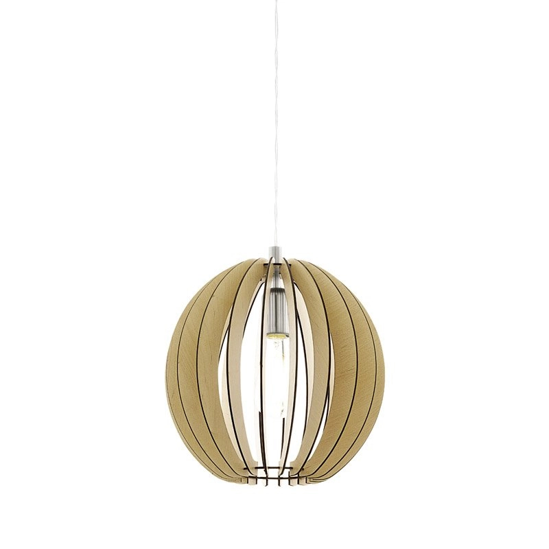 Pendant lamp Cossano 30cm Maple wood