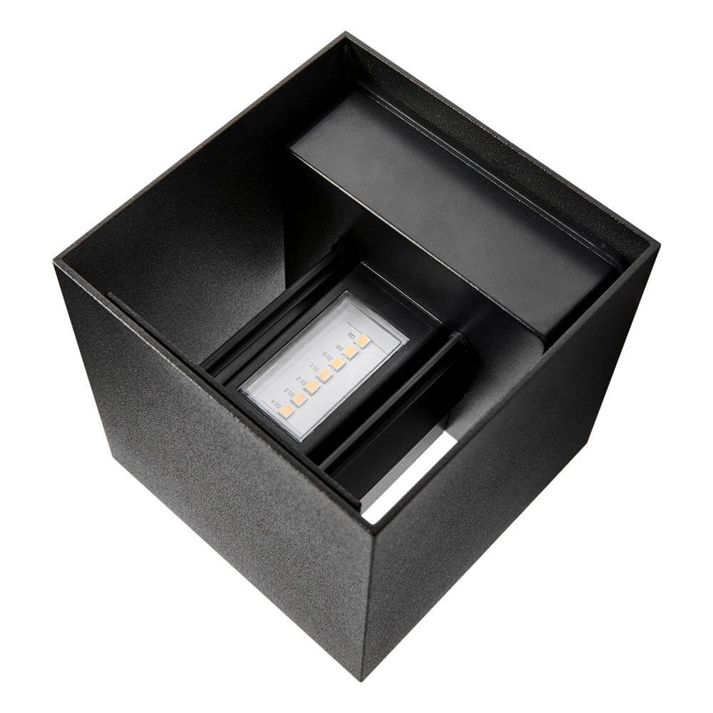Square surface-mounted spot Milda black Nordlux 5704924017711