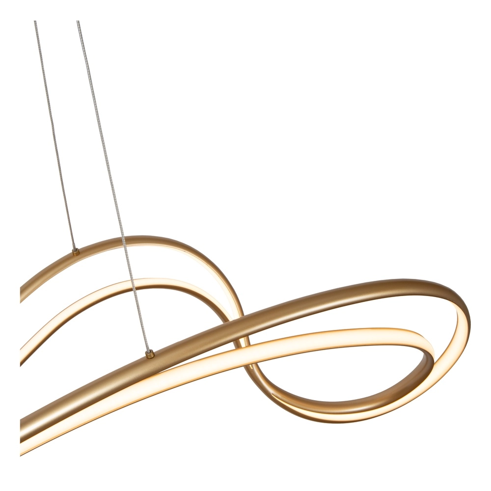 Design pendant lamp Sardana curl gold Premium by Lucide 5411212560254