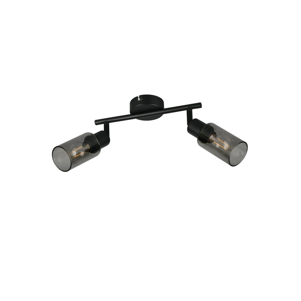 Design ceiling lamp Mars 2-light black Trio 4017807670479