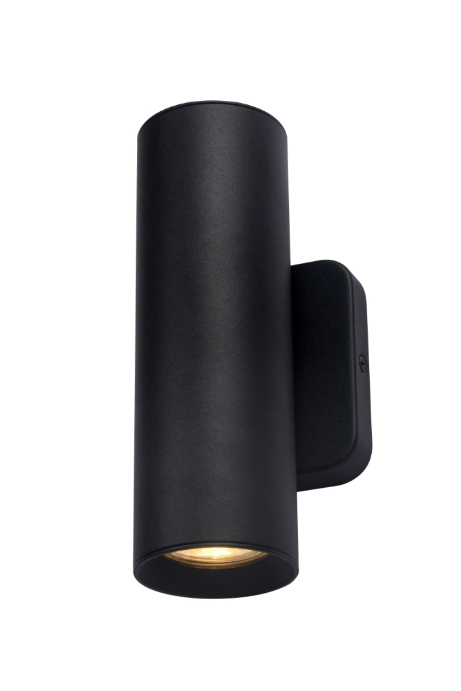 Black wall spotlight Megano 2 up & down light