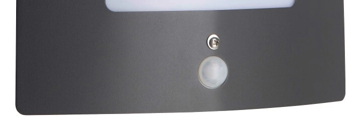 Anthracite outdoor lamp Todd with sensor Brilliant 4004353121395