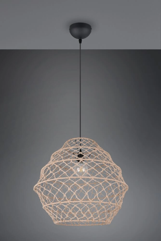Rattan pendant lamp Hive Ø 60cm Trio 4017807637199