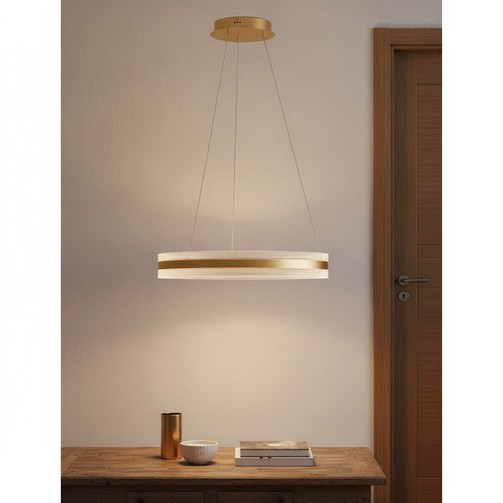 Pendant lamp Agos design gold Ø 60cm