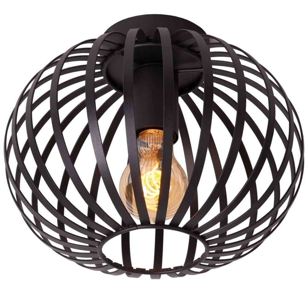 Ceiling lamp Manuela Ø 25cm black Lucide 5411212810236