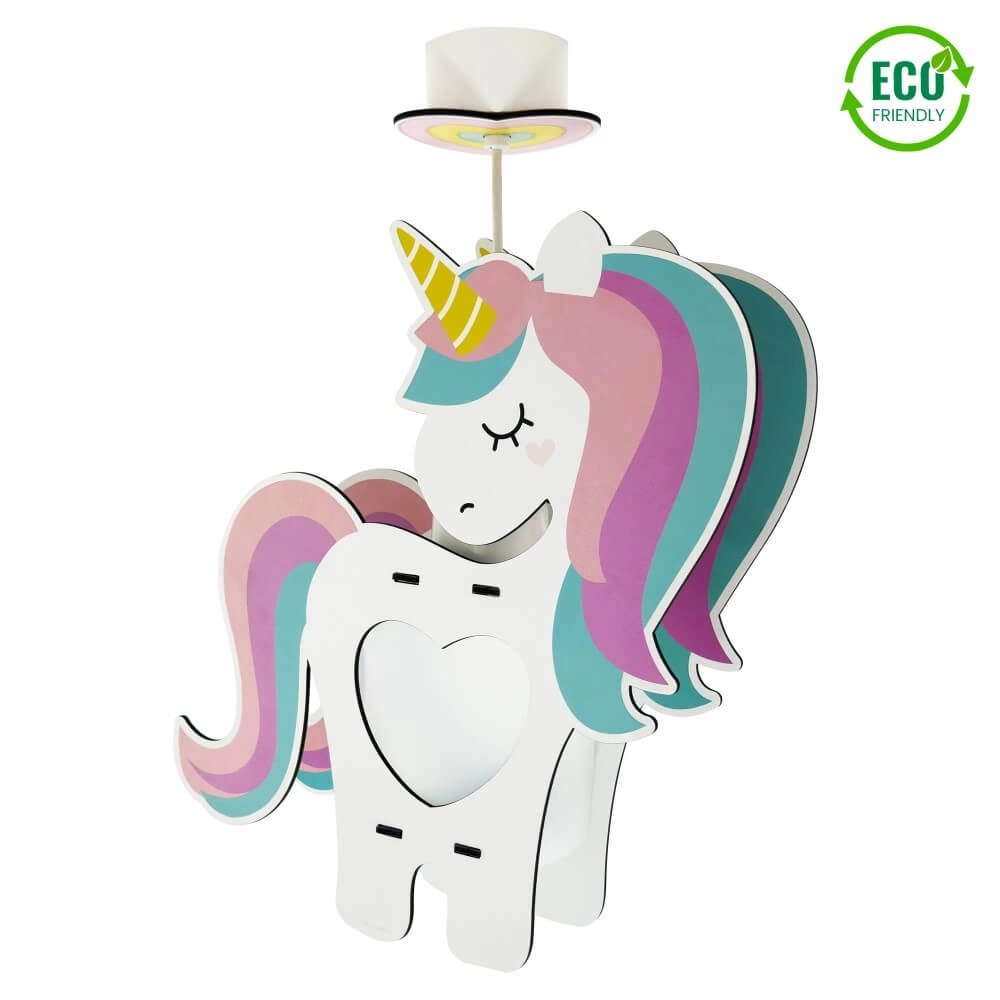 Children's room pendant lamp Unicorns Dalber 8420406415970