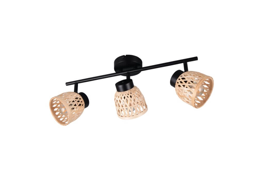 3-light ceiling lamp Laurent with cream caps Trio 4017807637564