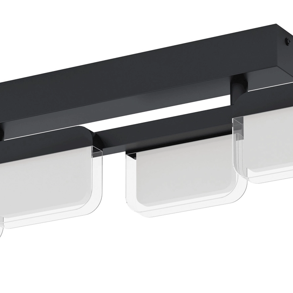 Black ceiling lamp Ervidel with led Eglo 9002759988753