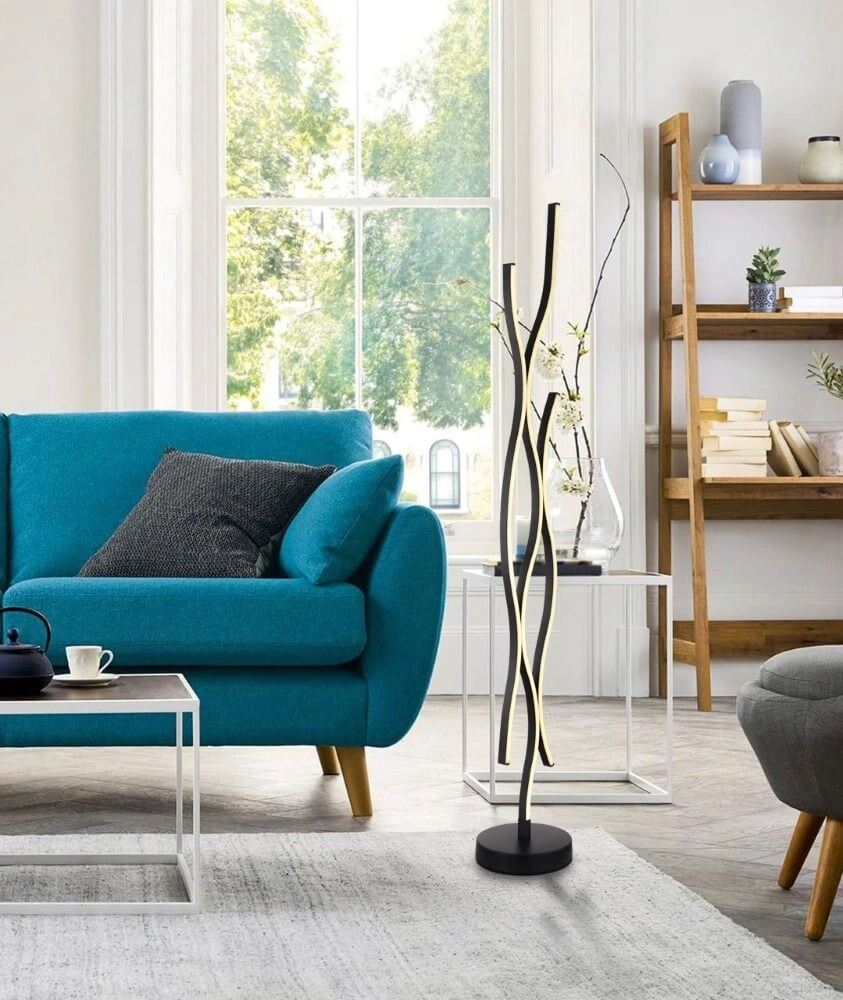 Floor lamp Geronimo black Globo 9007371454044