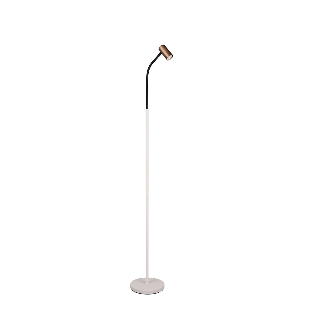 Design floor lamp Taryn mocha brown Trio 4017807685770