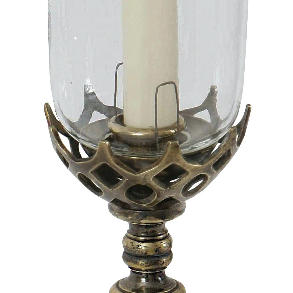 Brass candle holder Gothic brass (pb) Limehouse