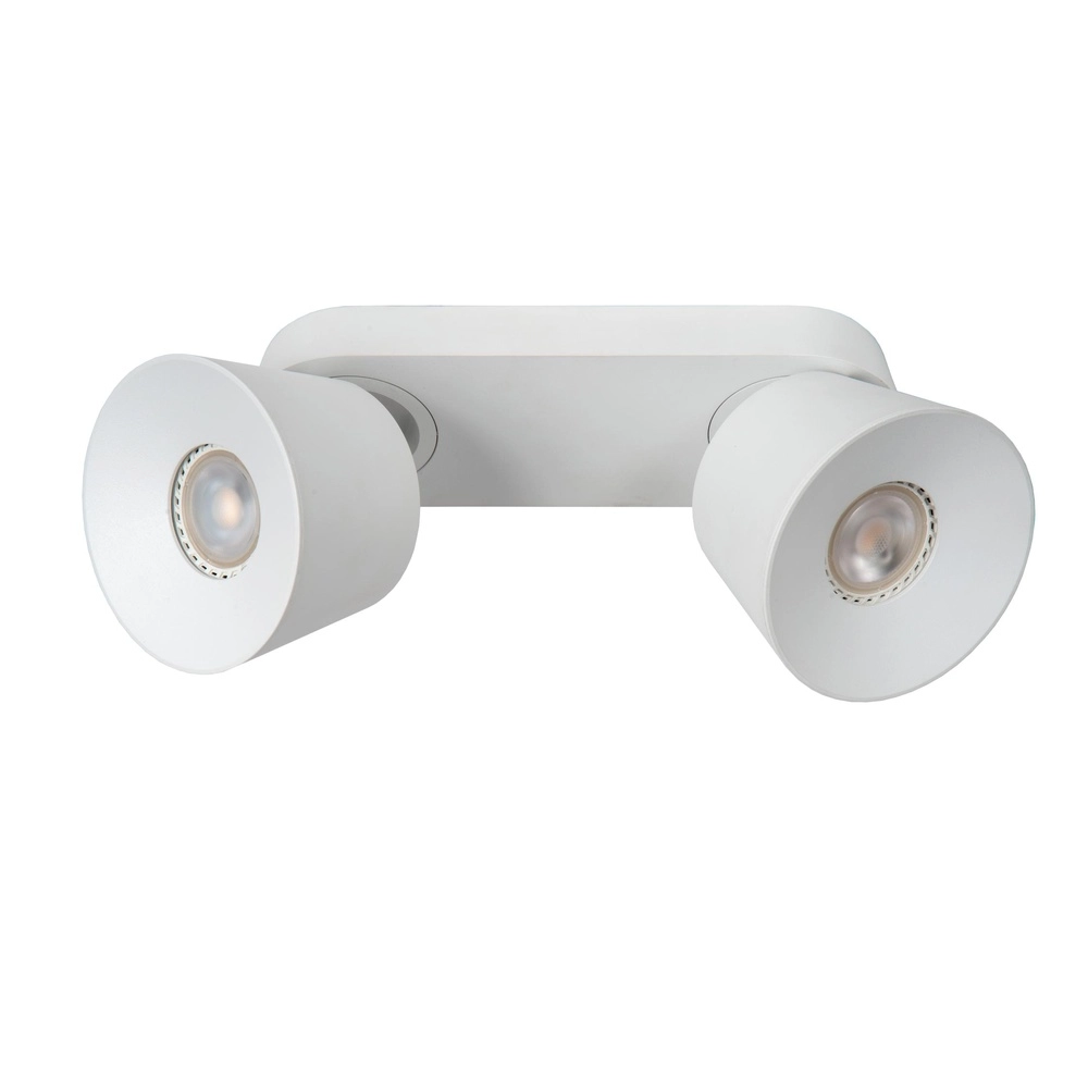 Ceiling spotlight Trigono double white